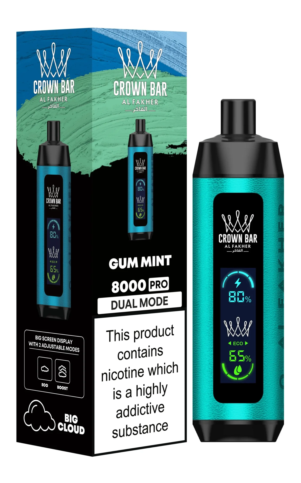 Al Fakher Pro Crown Bar 8000 Puffs Disposable Vape in UAE - Image 3