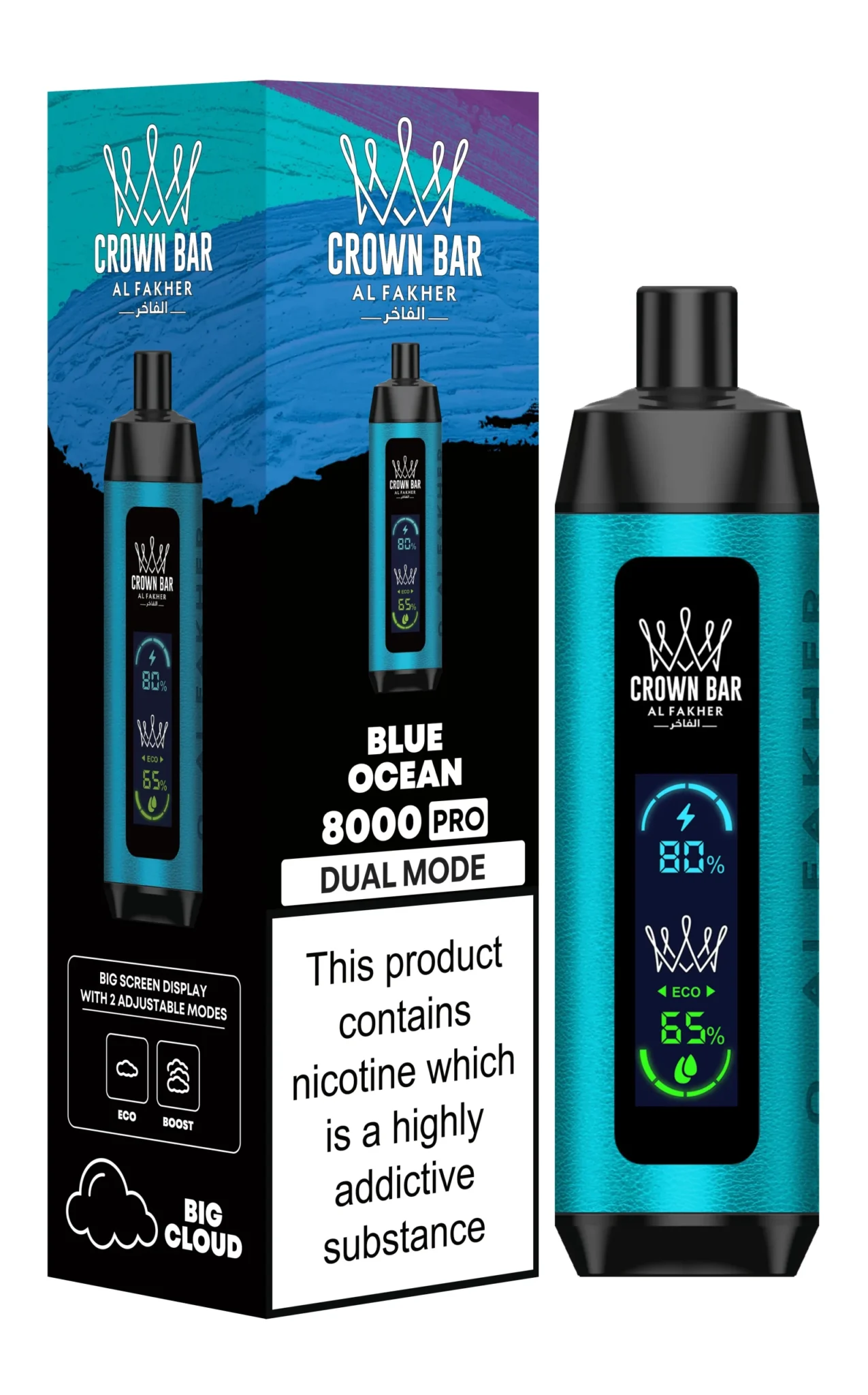 Al Fakher Pro Crown Bar 8000 Puffs Disposable Vape in UAE - Image 7