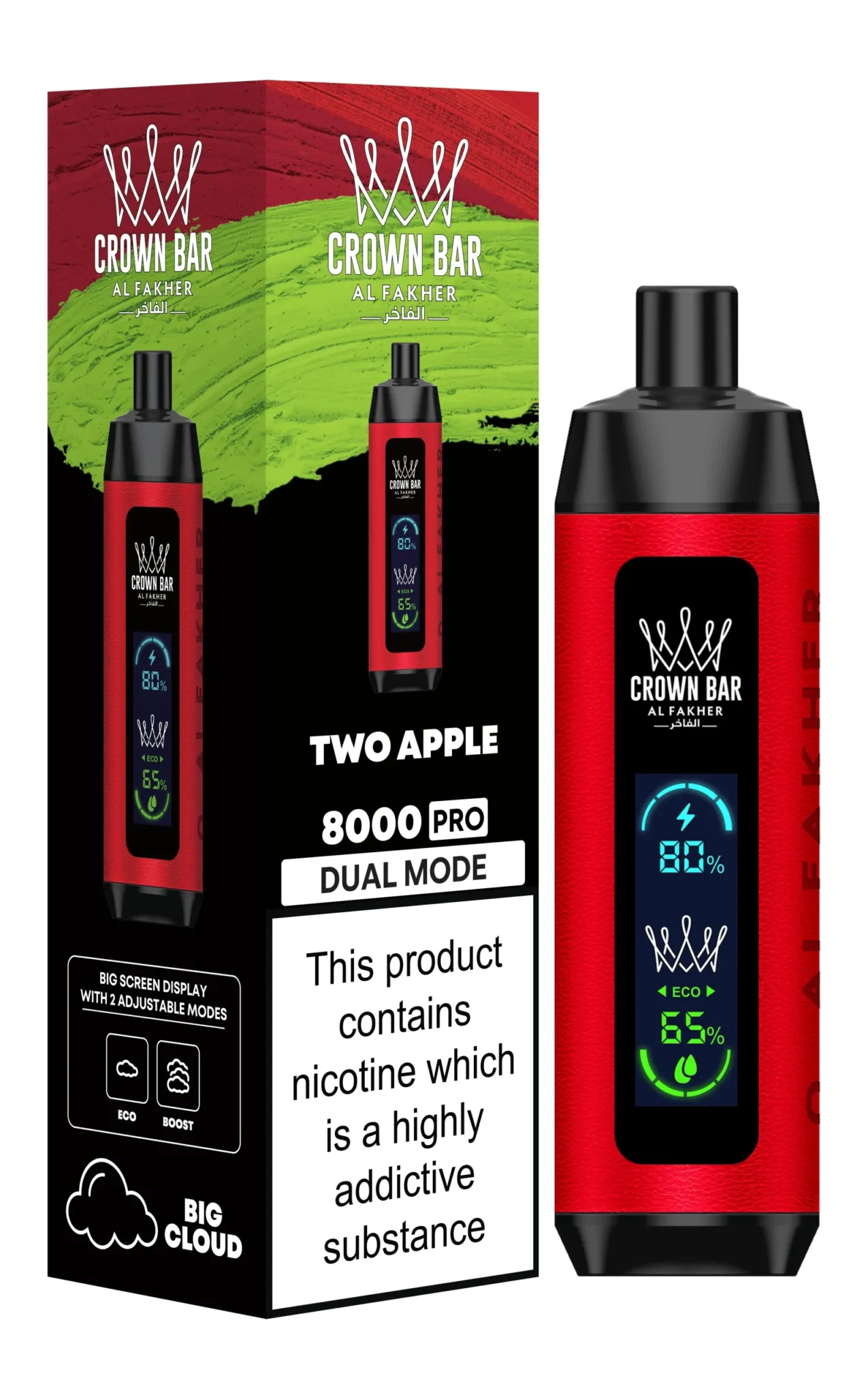 Al Fakher Pro Crown Bar 8000 Puffs Disposable Vape in UAE - Image 8