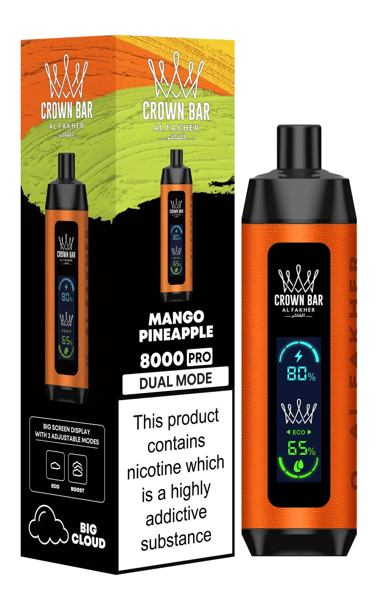 Al Fakher Pro Crown Bar 8000 Puffs Disposable Vape in UAE - Image 11