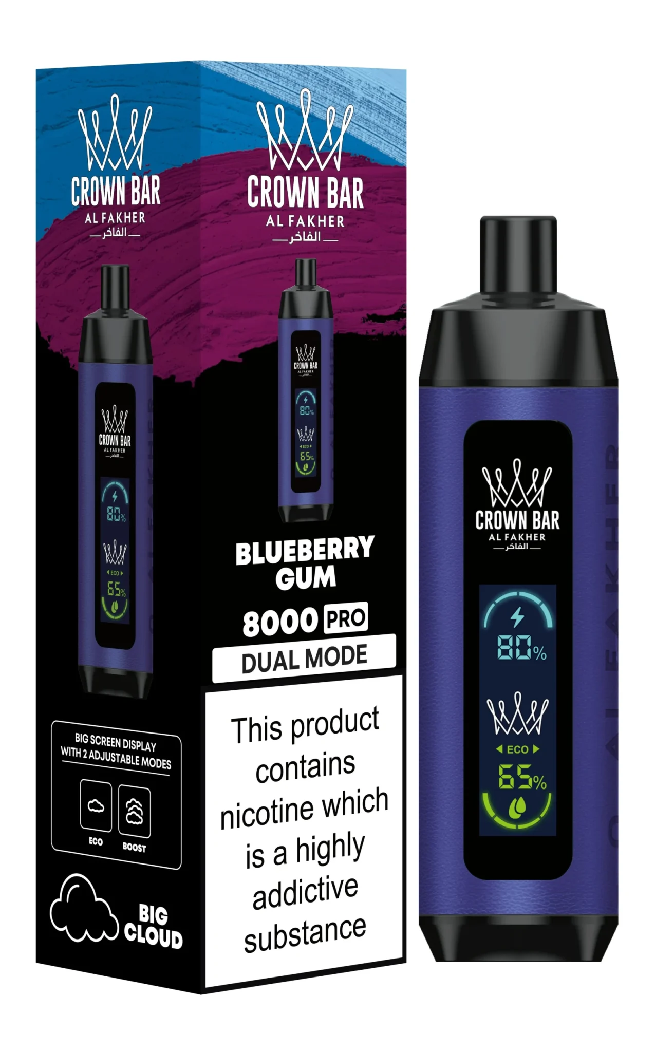 Al Fakher Pro Crown Bar 8000 Puffs Disposable Vape in UAE - Image 19