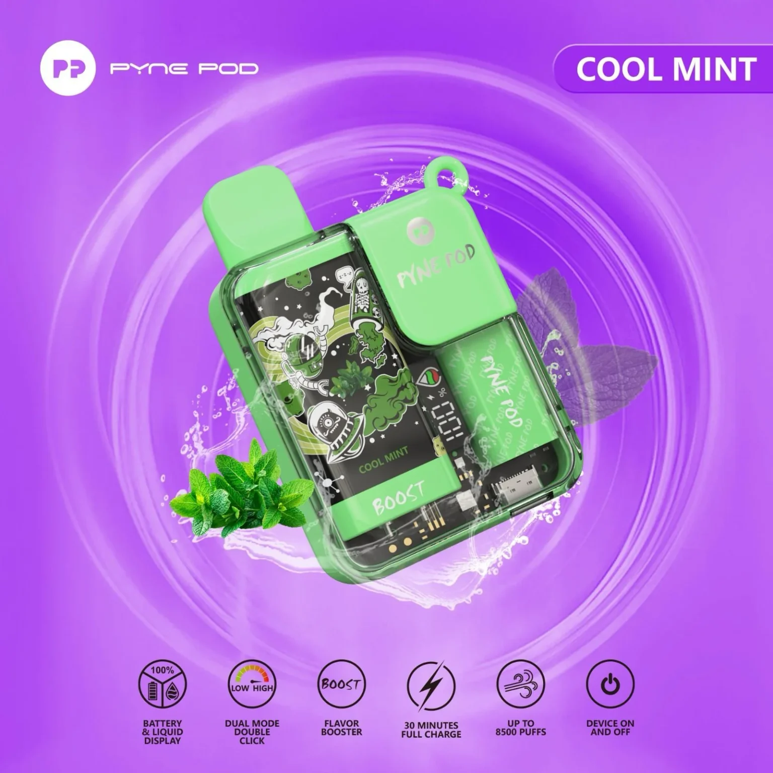 Pyne Pod 8500 Disposable Vape In UAE - Image 2